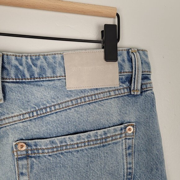 Free People We The Free Tennessee Low Rise Boyfriend Jeans Montrose Blue Size 28 - Picture 10 of 13